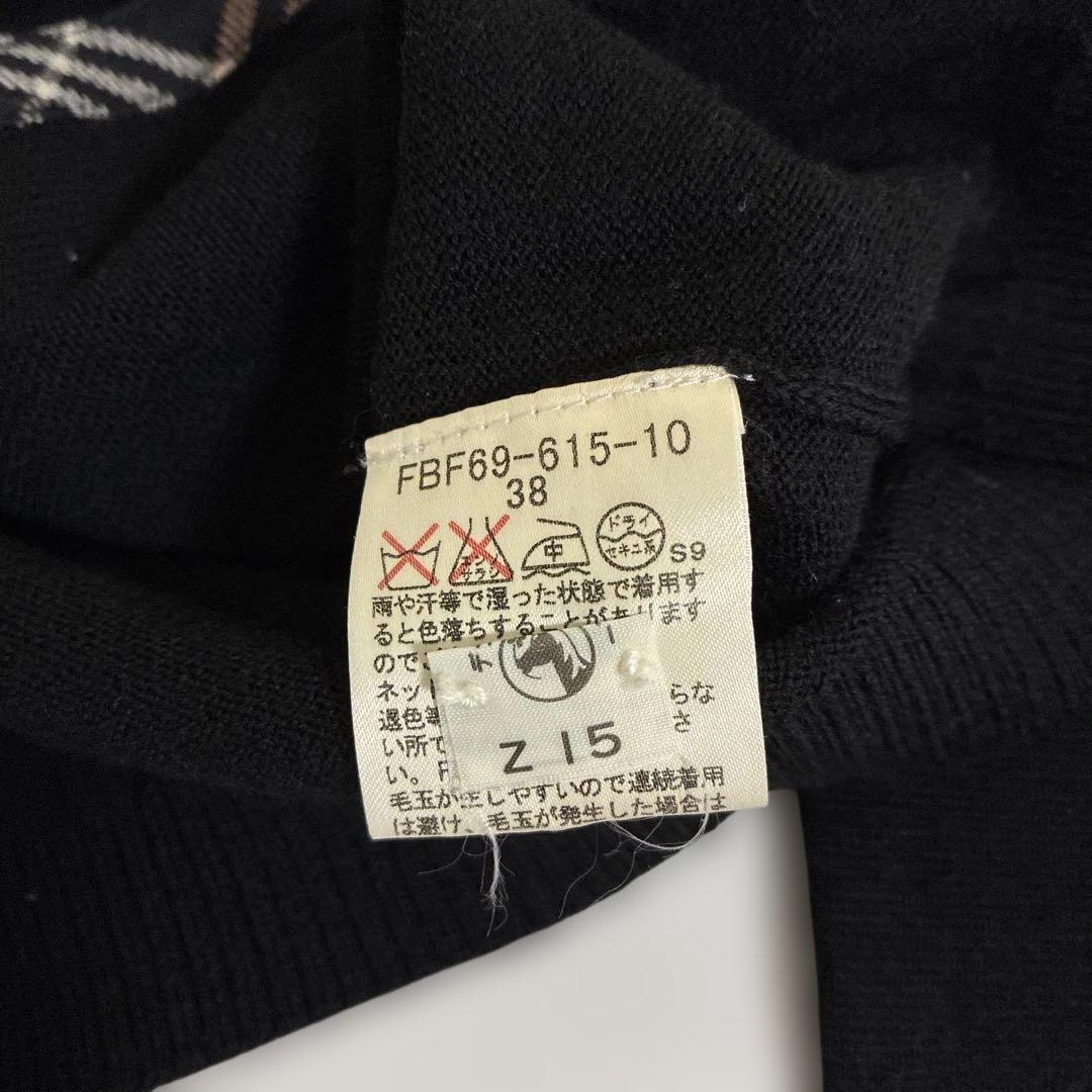 BURBERRY LONDON BLUE LABEL カーディガン ブラック