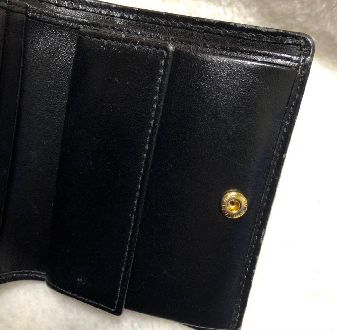な*ゆ様 ゆ*う様 miu miu 二つ折り財布 ブラック RFID 箱・付属品