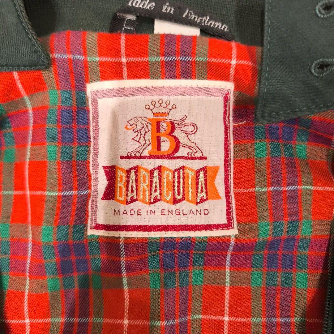 希少美品！BARACUTA　G9　ハリントンジャケット　サイズ38　グリーン黒