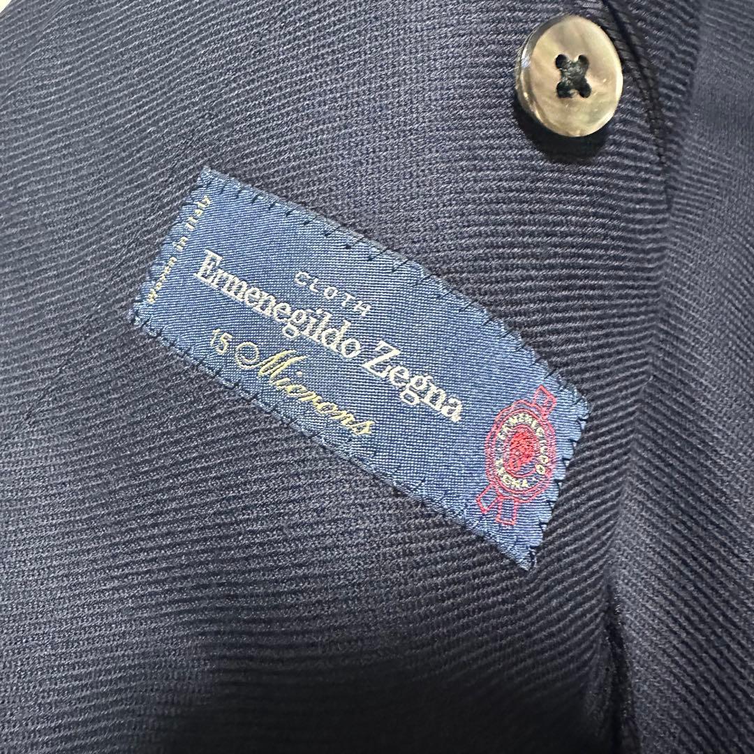 美品　トゥモローランド　TOMORROWLAND ゼニア　ネイビージャケット紺