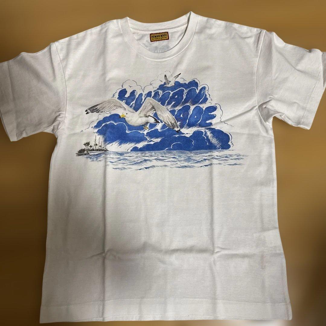 HUMAN MADE 海と鳥 グラフィック Tシャツ