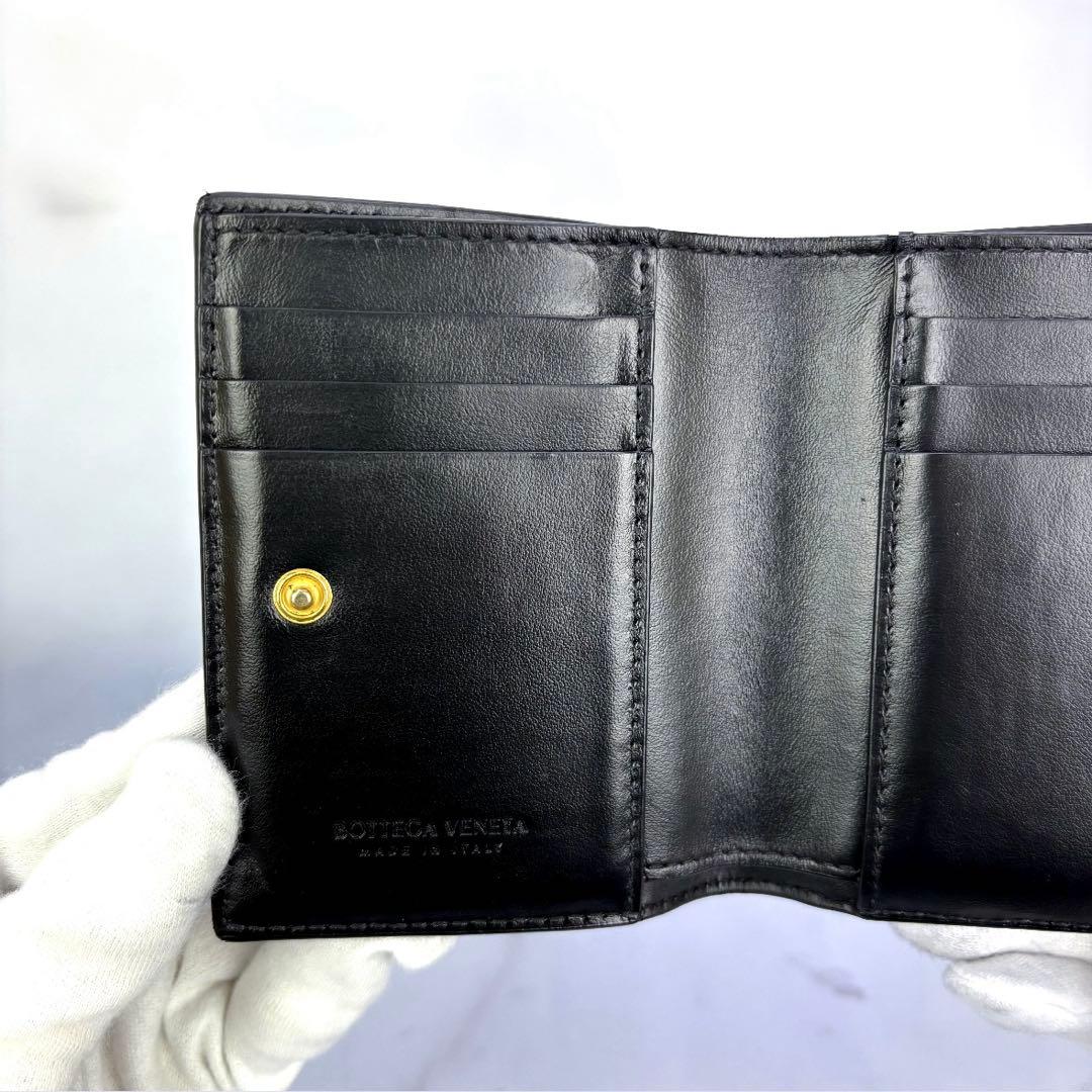 ⭐️極美品⭐️ BOTTEGA VENETA　コンパクト財布　2つ折り　カセット