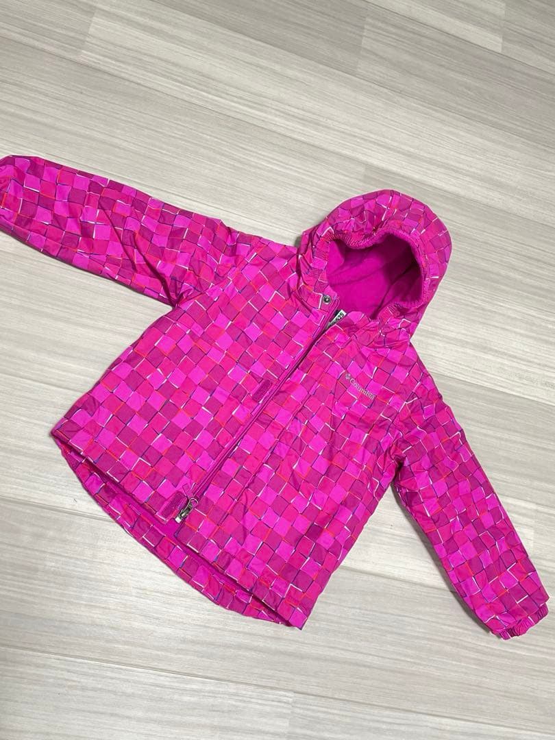 美品　Columbia コロンビア　キッズ　スキーウェア　上下　4T ピンク