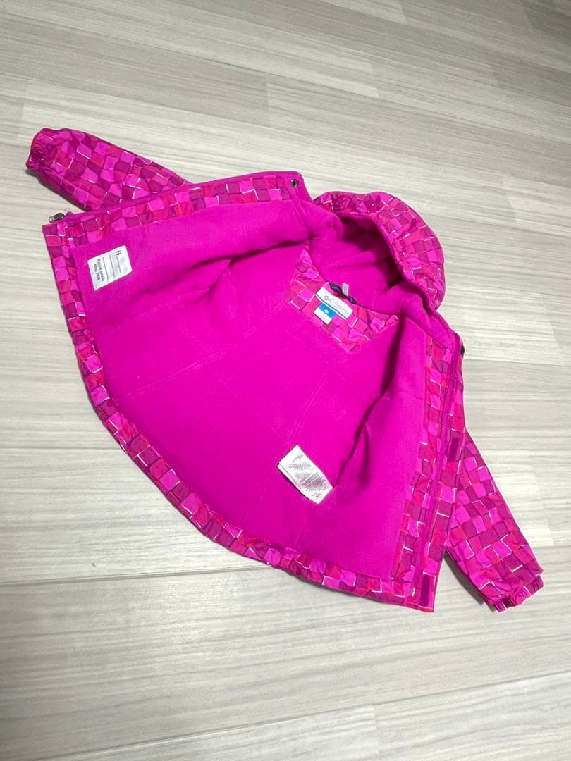 美品　Columbia コロンビア　キッズ　スキーウェア　上下　4T ピンク