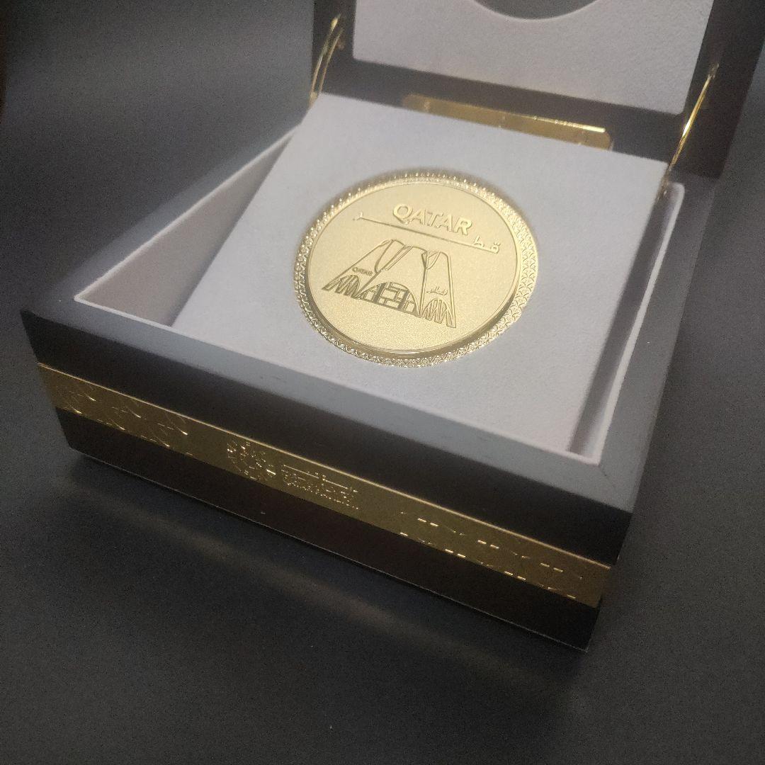 【完売品】EXPO2025 金メダル(大) 専用ケース付 大阪関西万博　カタール