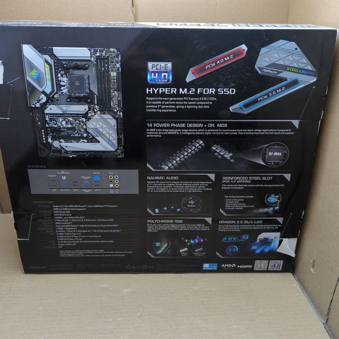 ASRock AMD　SOCKET　AM4　B550 Steel Legend