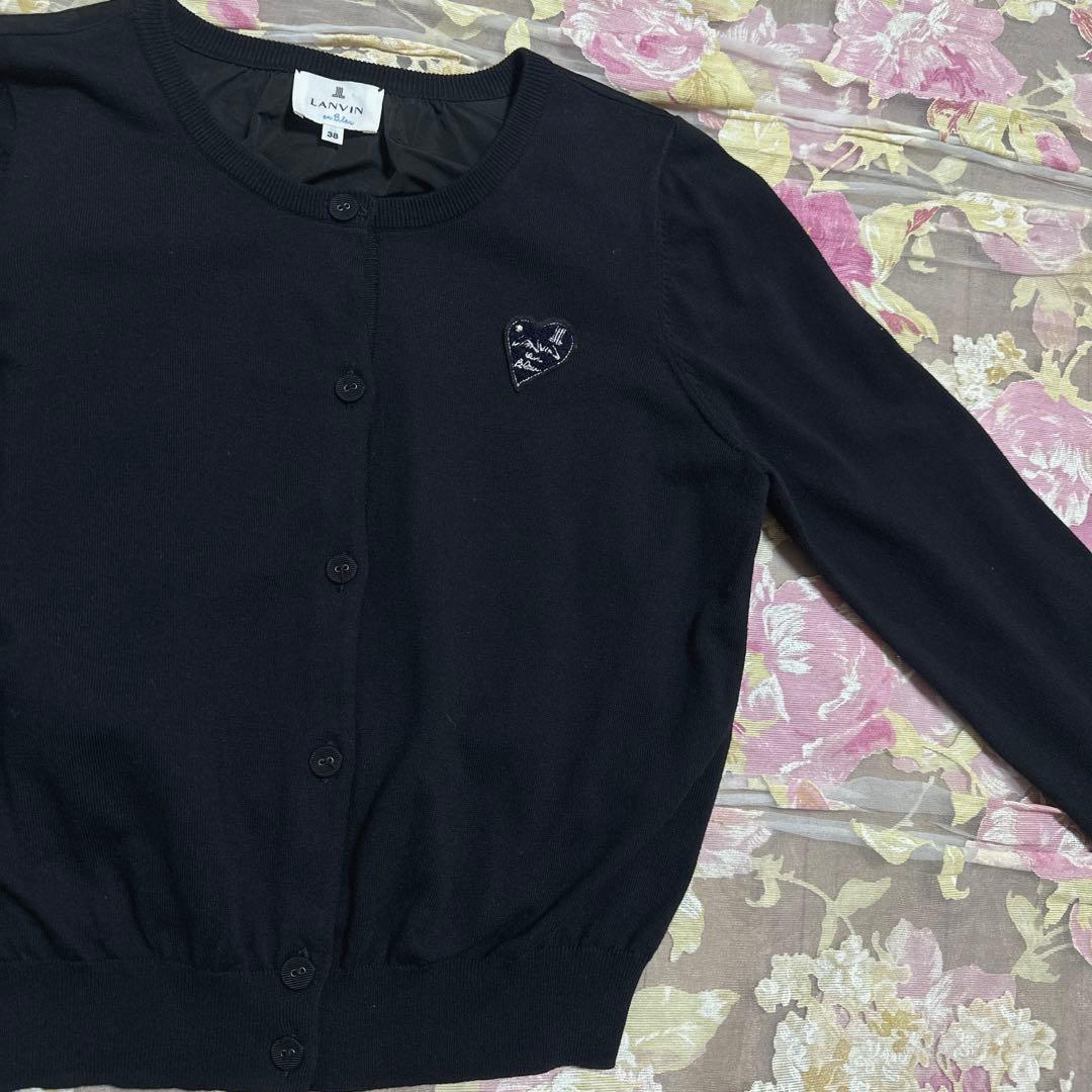 美品 LANVIN en Bleu ランバンオンブルー カーディガン ニット