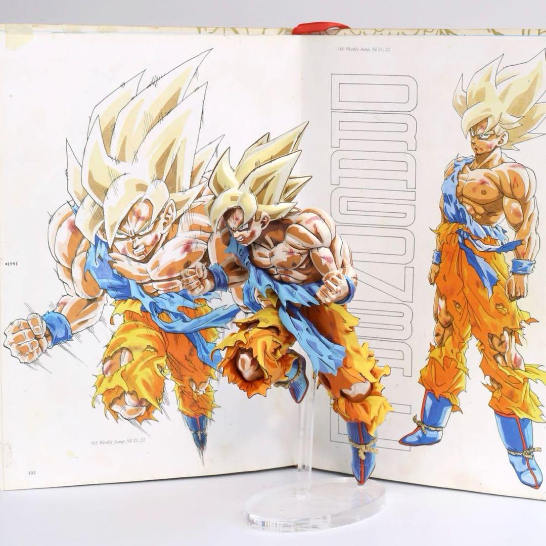 ドラゴンボールSMSP サイズ 伝説の超サイヤ人 孫悟空 リペイント 二次元彩色