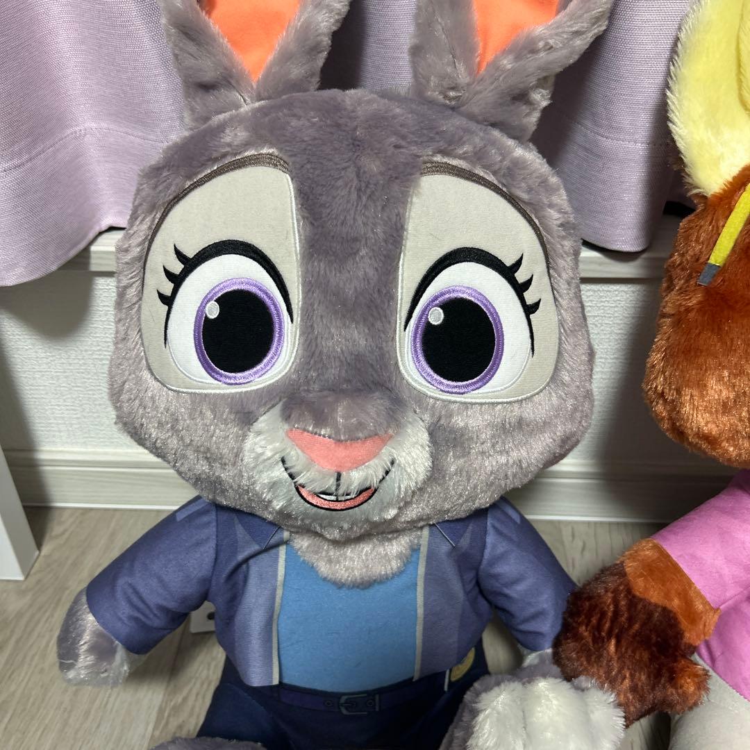 ズートピア2スーパーラージ ぬいぐるみ ジュディ＆ニック