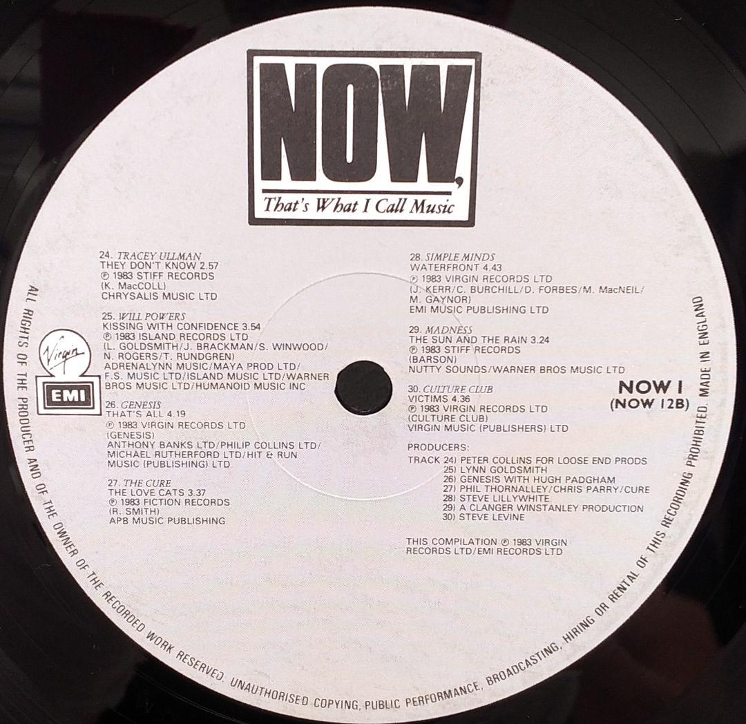 80s 洋楽レコード「That’s What I Call Music」　NOW