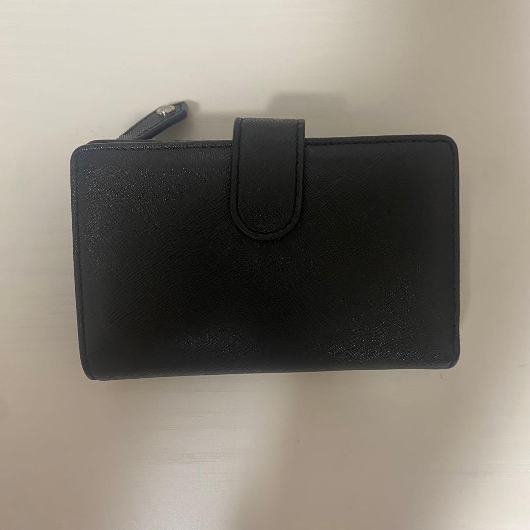 vivienne westwood 二つ折り財布　ディアマンテ　ハート　ブラック