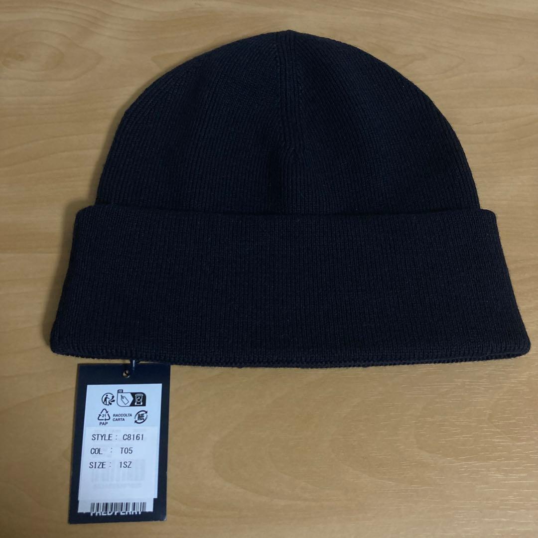 FRED PERRY Classic Beanie NAVY 未使用品