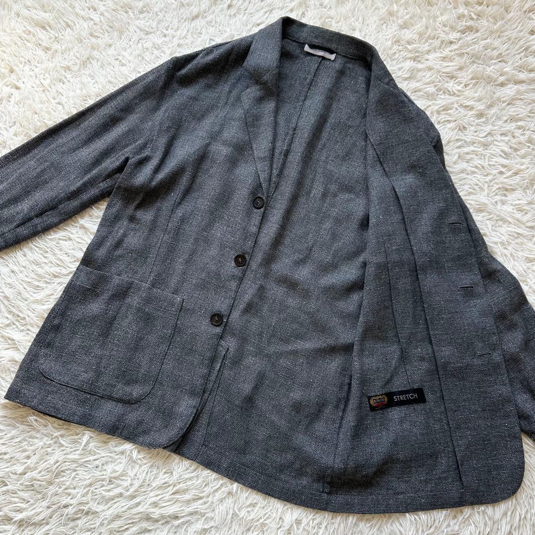AGNONA アニオナ　ストレッチ　テーラードジャケット　イタリア製　グレー