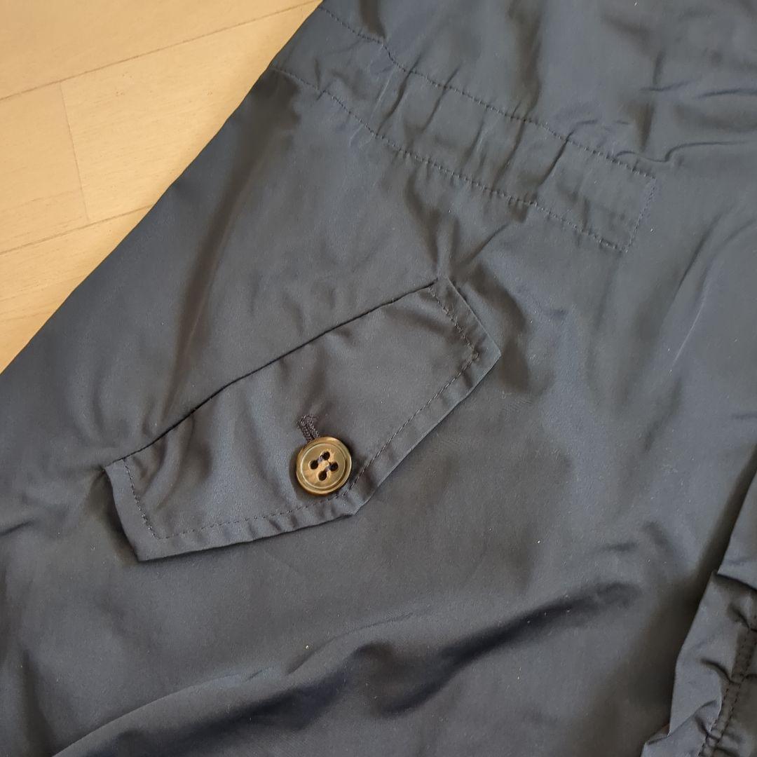 MARELLA ネイビー フリル付きスプリングコート