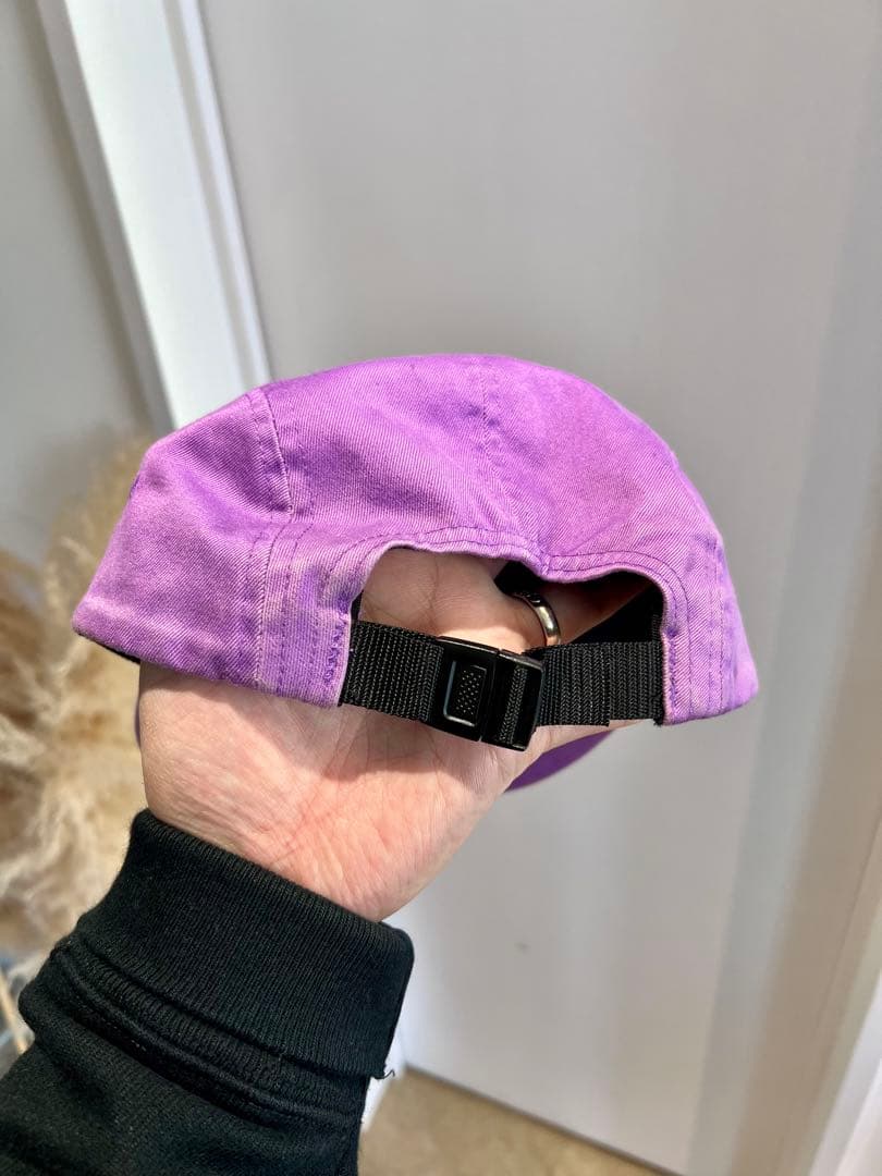 Supreme パープル ロゴキャップ