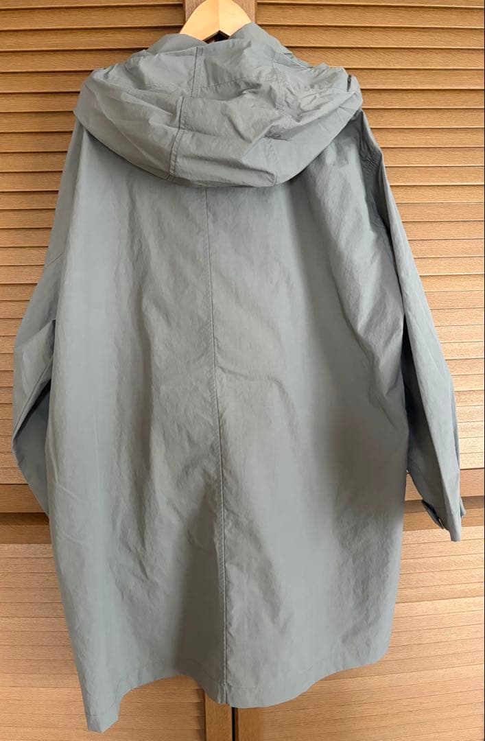 【新品】無印良品 MUJI　撥水ＵＶカットフードがしまえるロングコート　XL