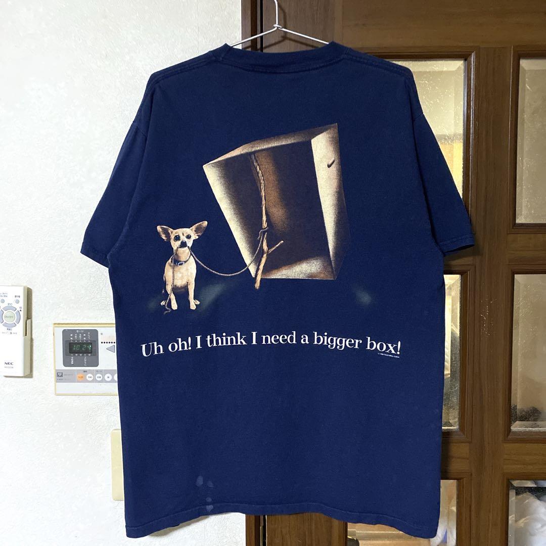 90s TACOBELL タコベル Tシャツ 企業物 プロモ 犬 チワワ L