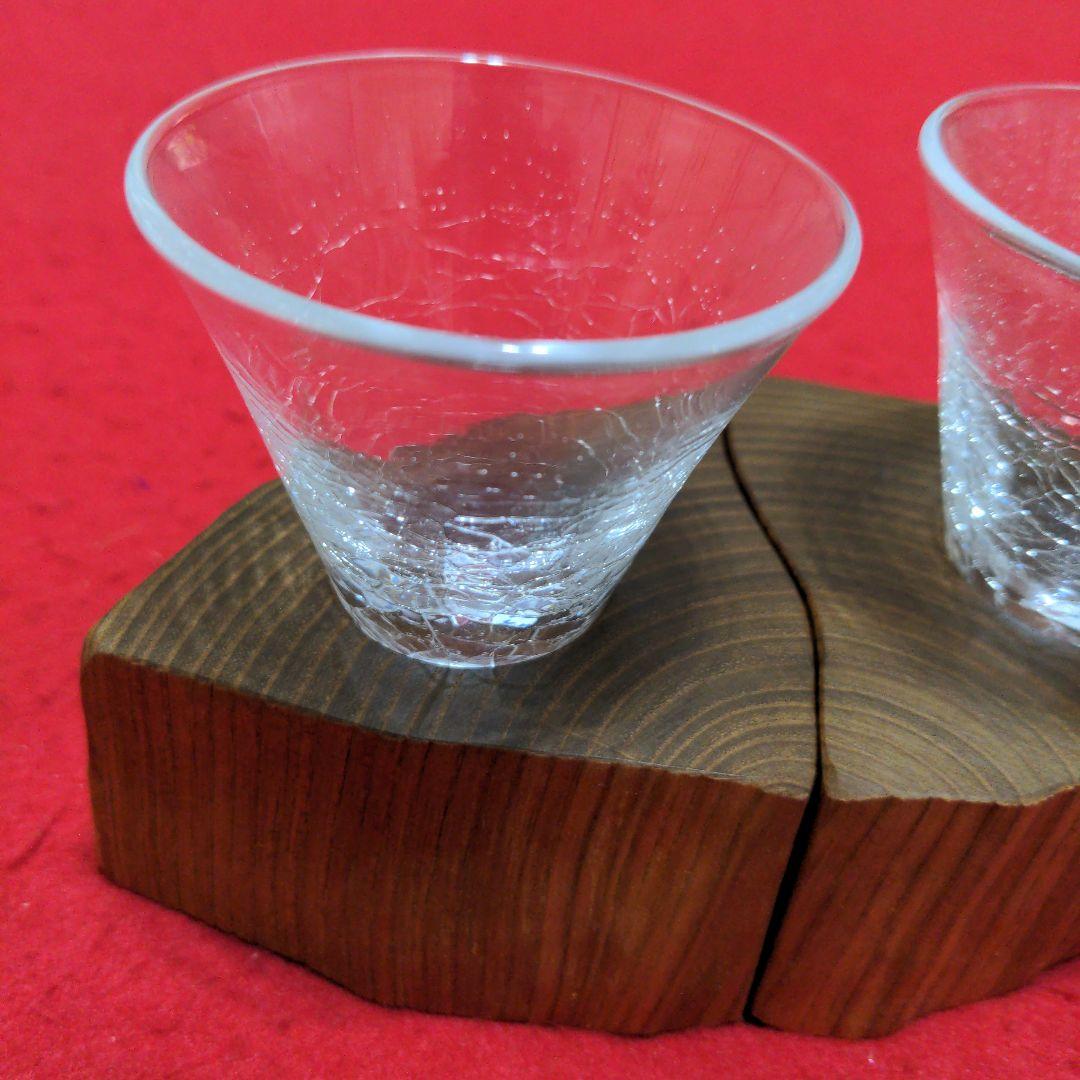 旭川クラフト JUNCOBO 淳工房 木Glass 木グラス ヒビ エンジュ