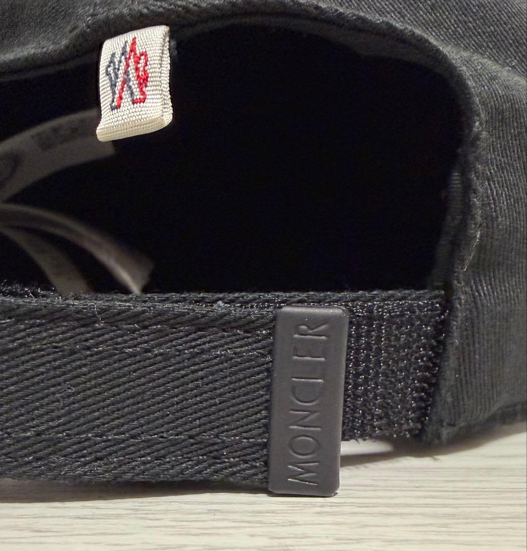 Moncler Grenobleモンクレールグルノーブル　ロゴ　キャップ 黒