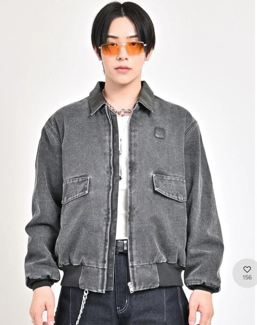 【SALE】L2139レザーカラーデトロイトジャケットXL（black）地底人