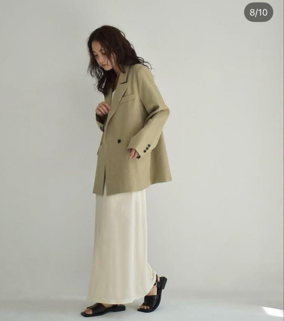 新品未使用cizatto Linen Mix Jacket