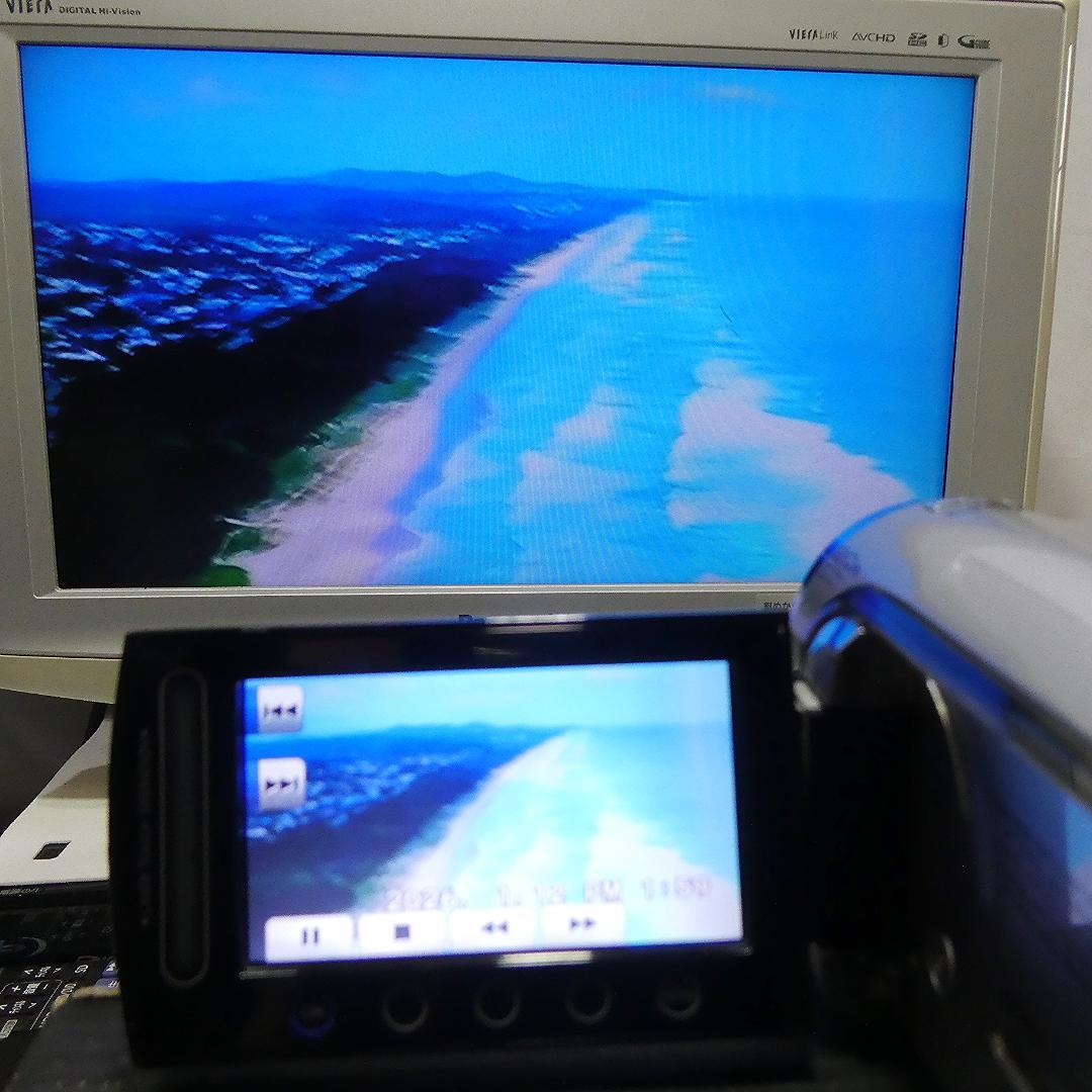 動作良好 JVC Everio GZ-HD300-S HDD/SD ビデオカメラ