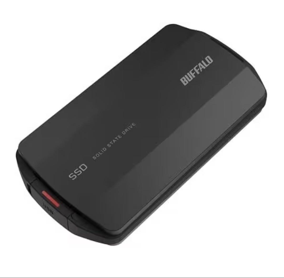 2TBバッファローSSD-PHP2.0U3-BA PC対応USB3.2A/C対応