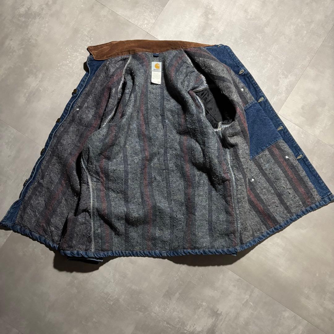 美品 カーハート carhartt デニム カバーオール　チョアコート　USA製