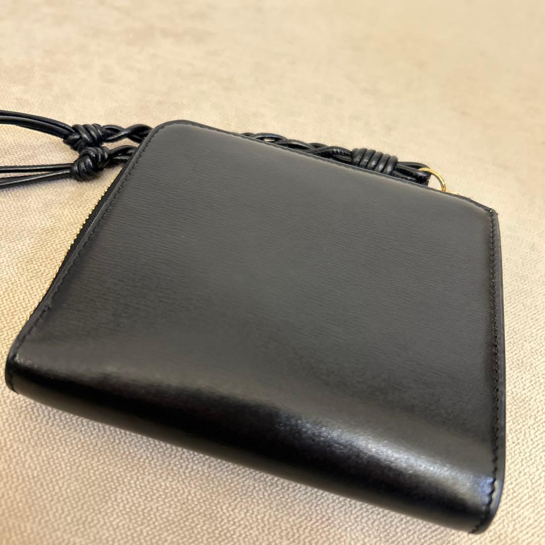 【美品】JIL SANDER TANGLE カードホルダー ブラック