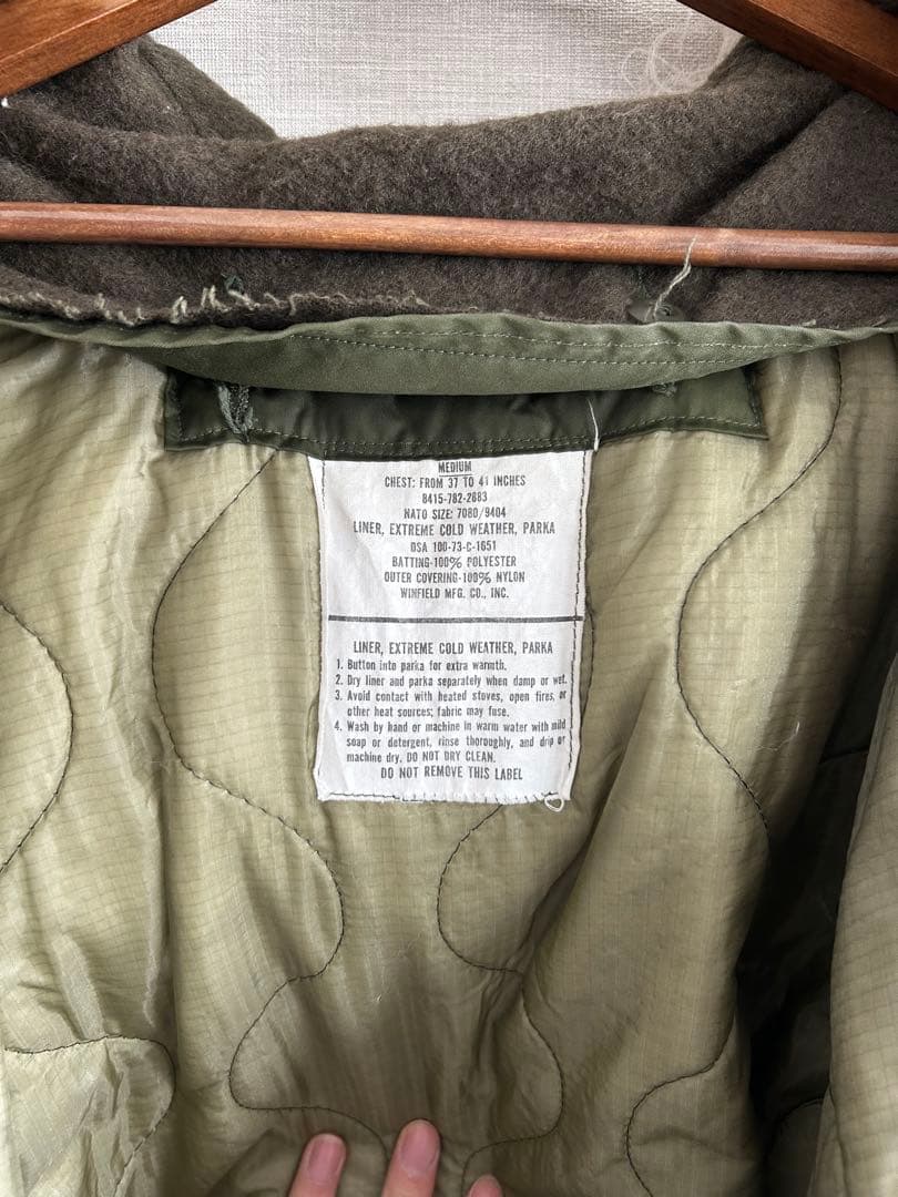 m65 fishtail parka モッズコート　オリジナル　フルセット