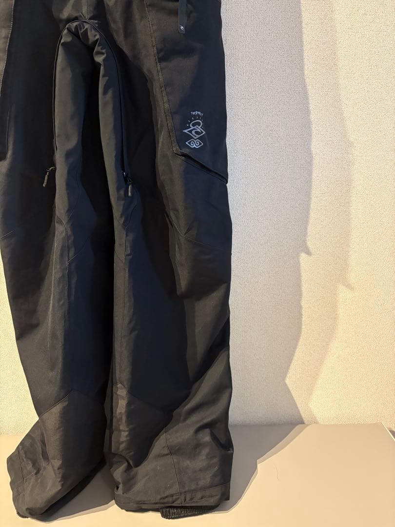 RIP CURL スノーボードウェア Lサイズ ブラック ビブパンツ