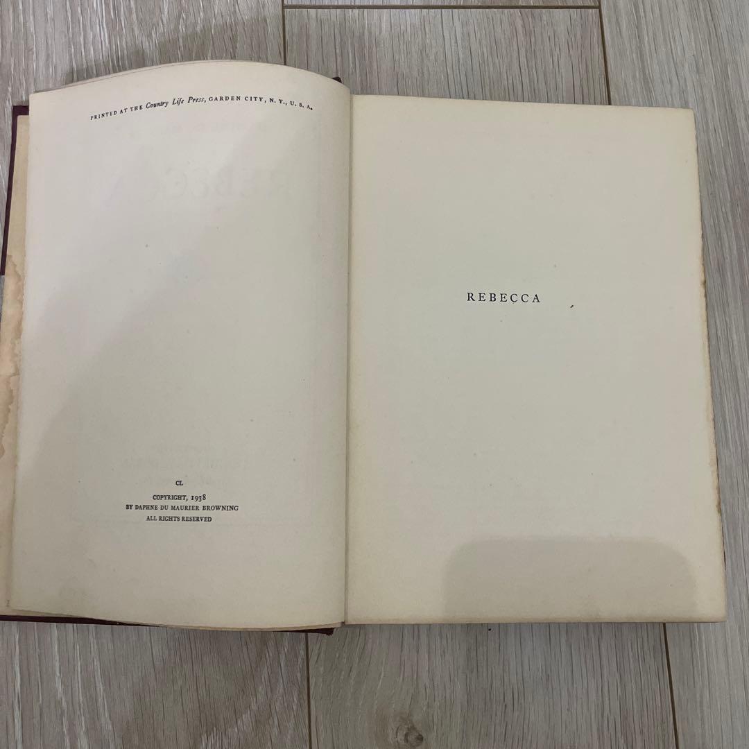 REBECCA  Daphne du Maurier 初版本 希少