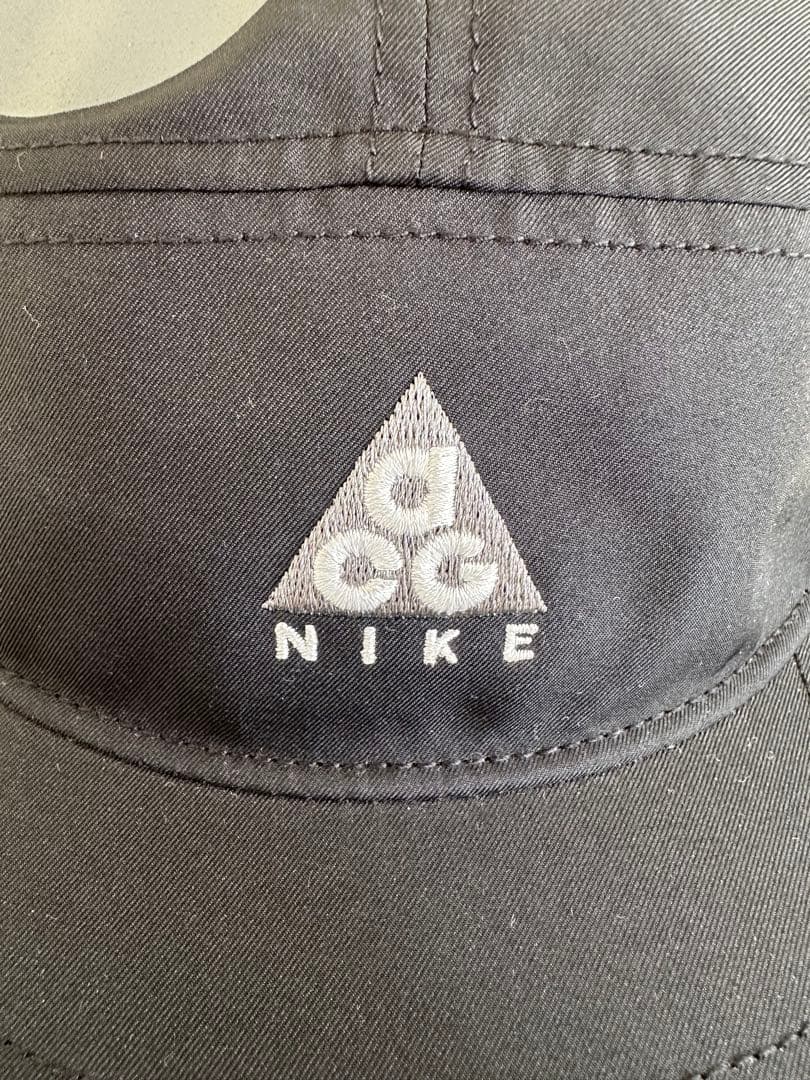 名作 nike acg AW84 Pパネルキャップ ナイキ ブラック 試着のみ