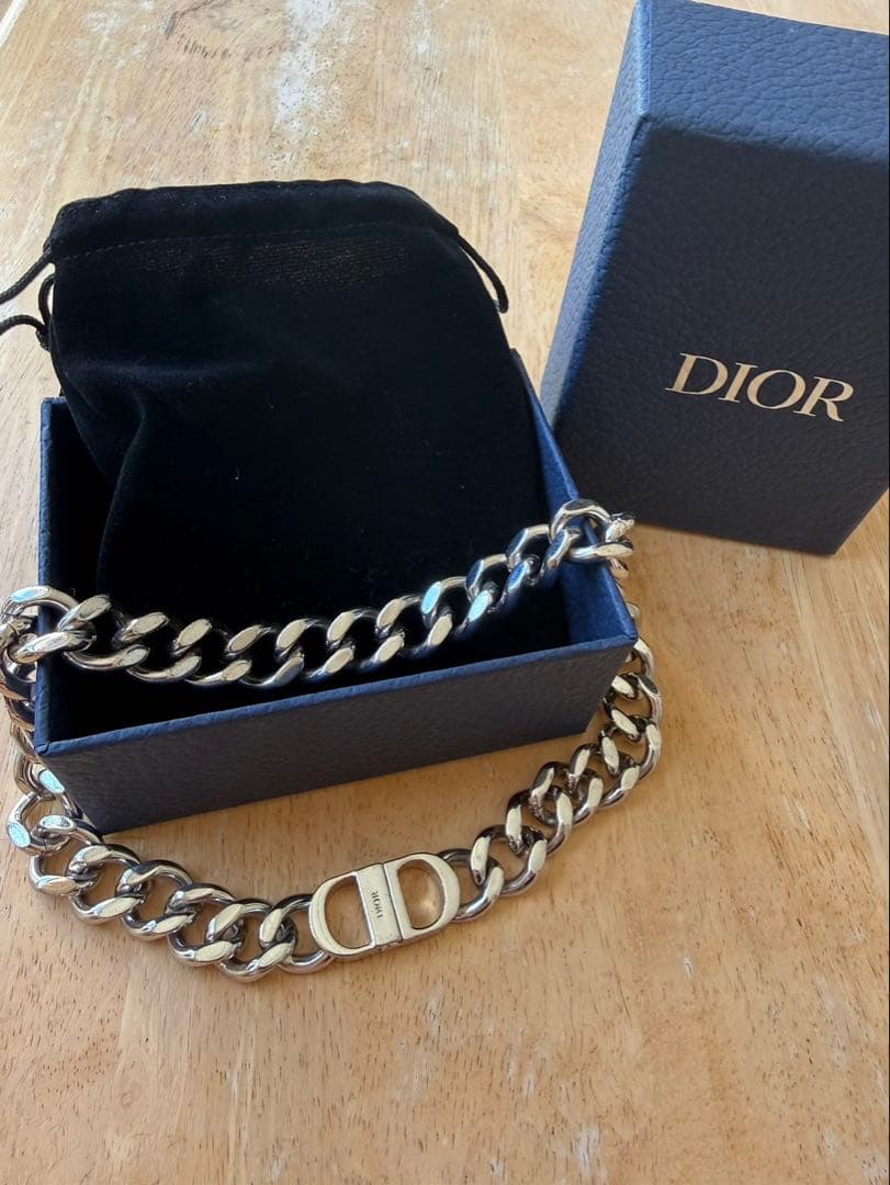 CD ICON アイコンチェーン リンク ネックレス　Dior