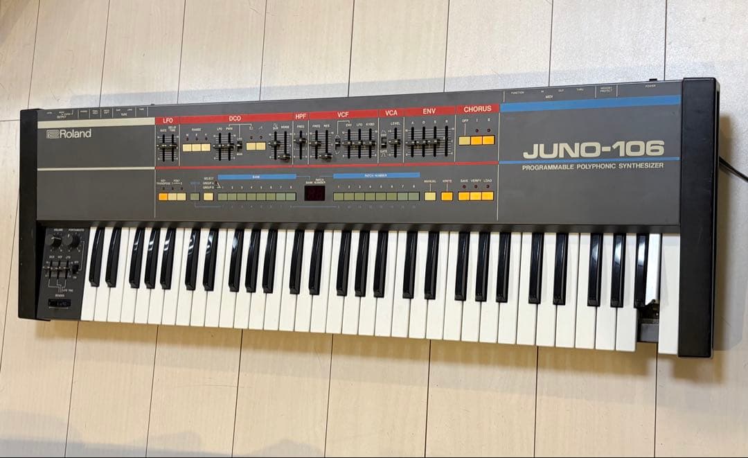 【ジャンク】名機 Roland JUNO-106 シンセサイザー