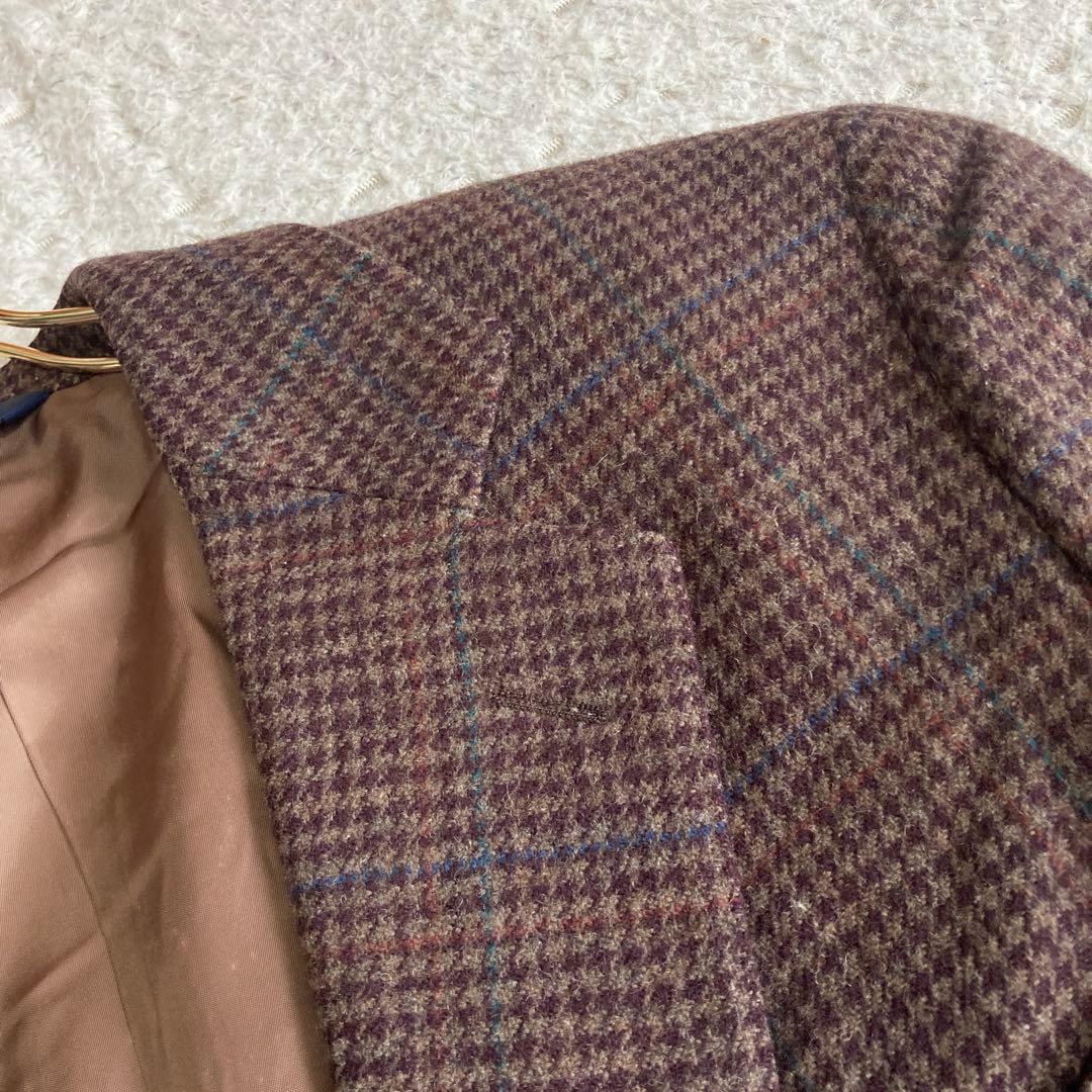 POLO byRalph Lauren チェック柄ジャケット ブラウン 上品