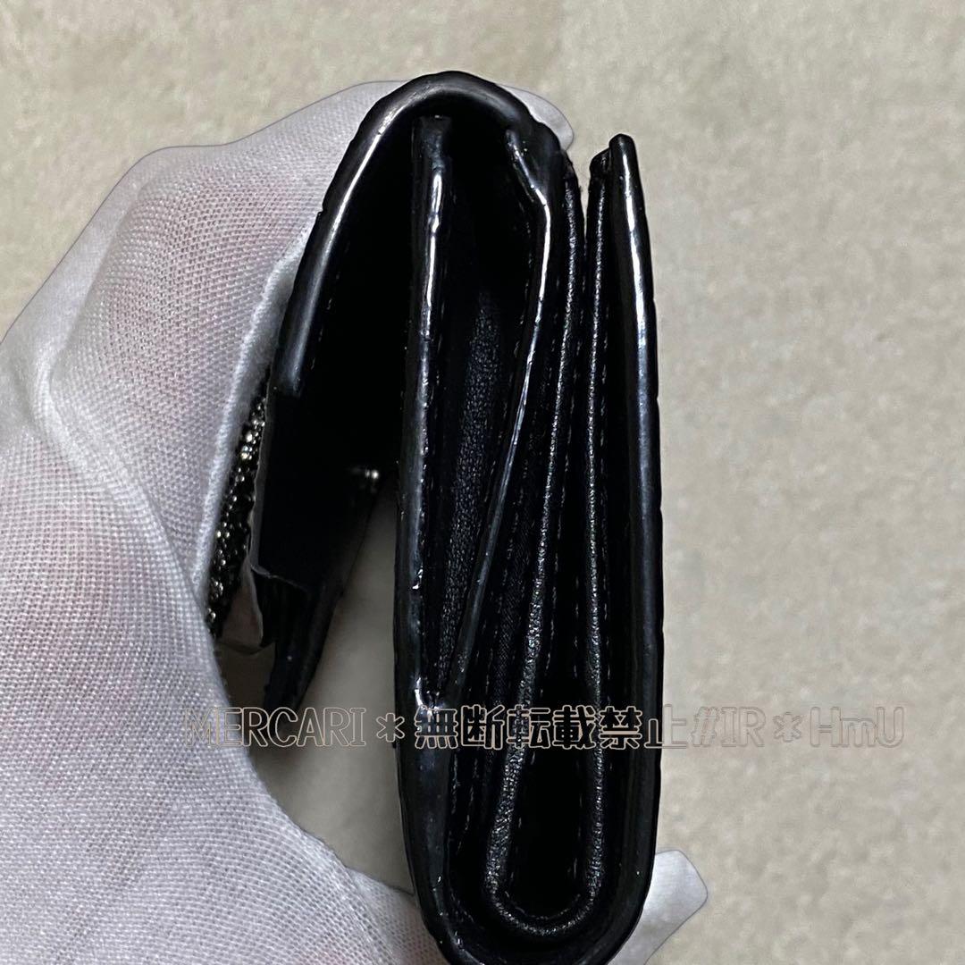 JIMMYCHOO 折財布　ジミーチュウ　ブラック