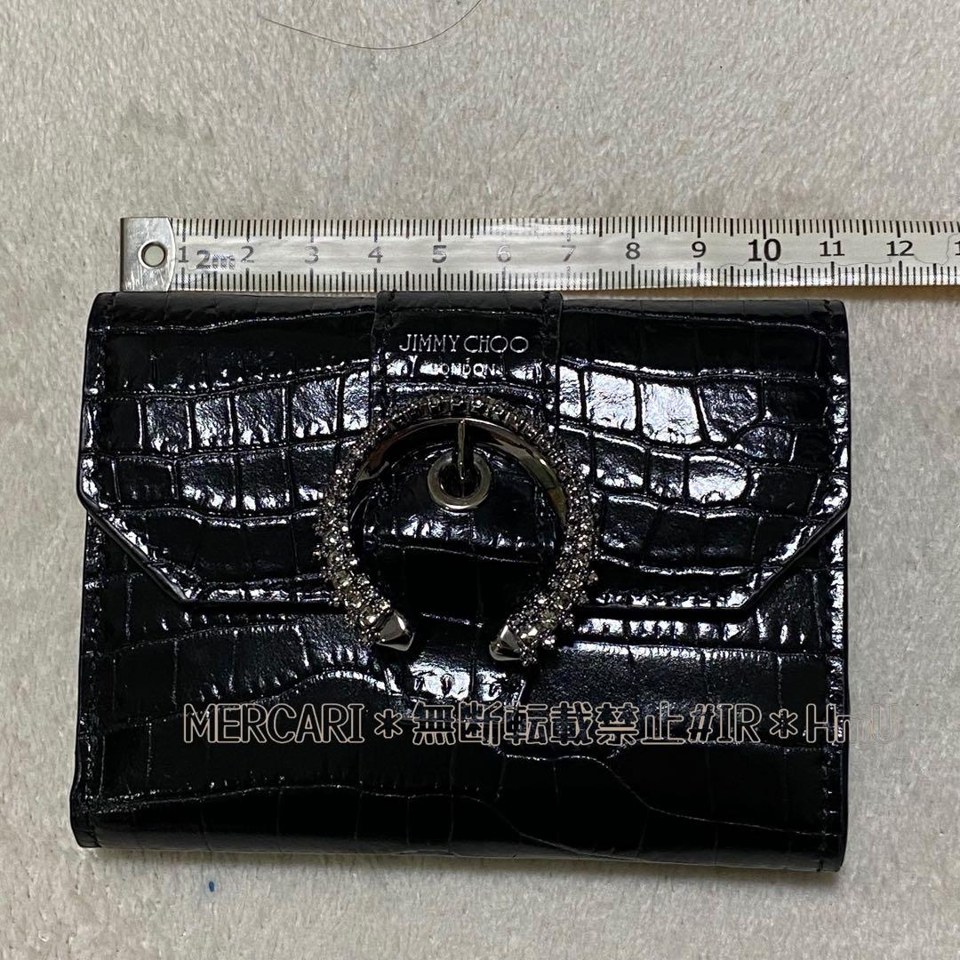 JIMMYCHOO 折財布　ジミーチュウ　ブラック