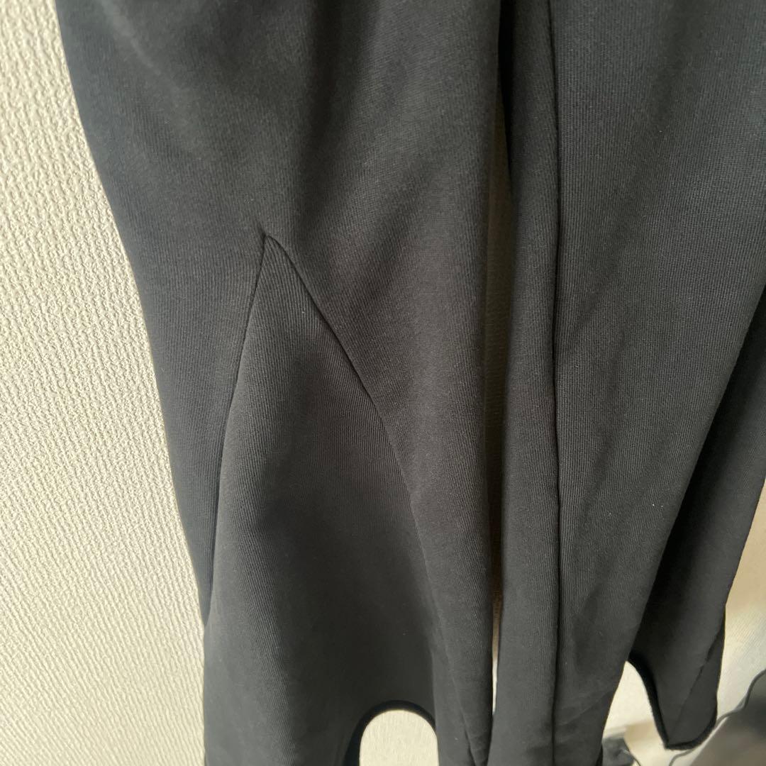 entire studios ブラックフレアパンツ スウェットパンツ