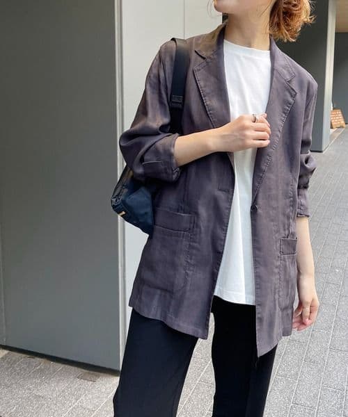 Spick&Span　ハイブリッドクロスジャケット　スピックアンドスパン