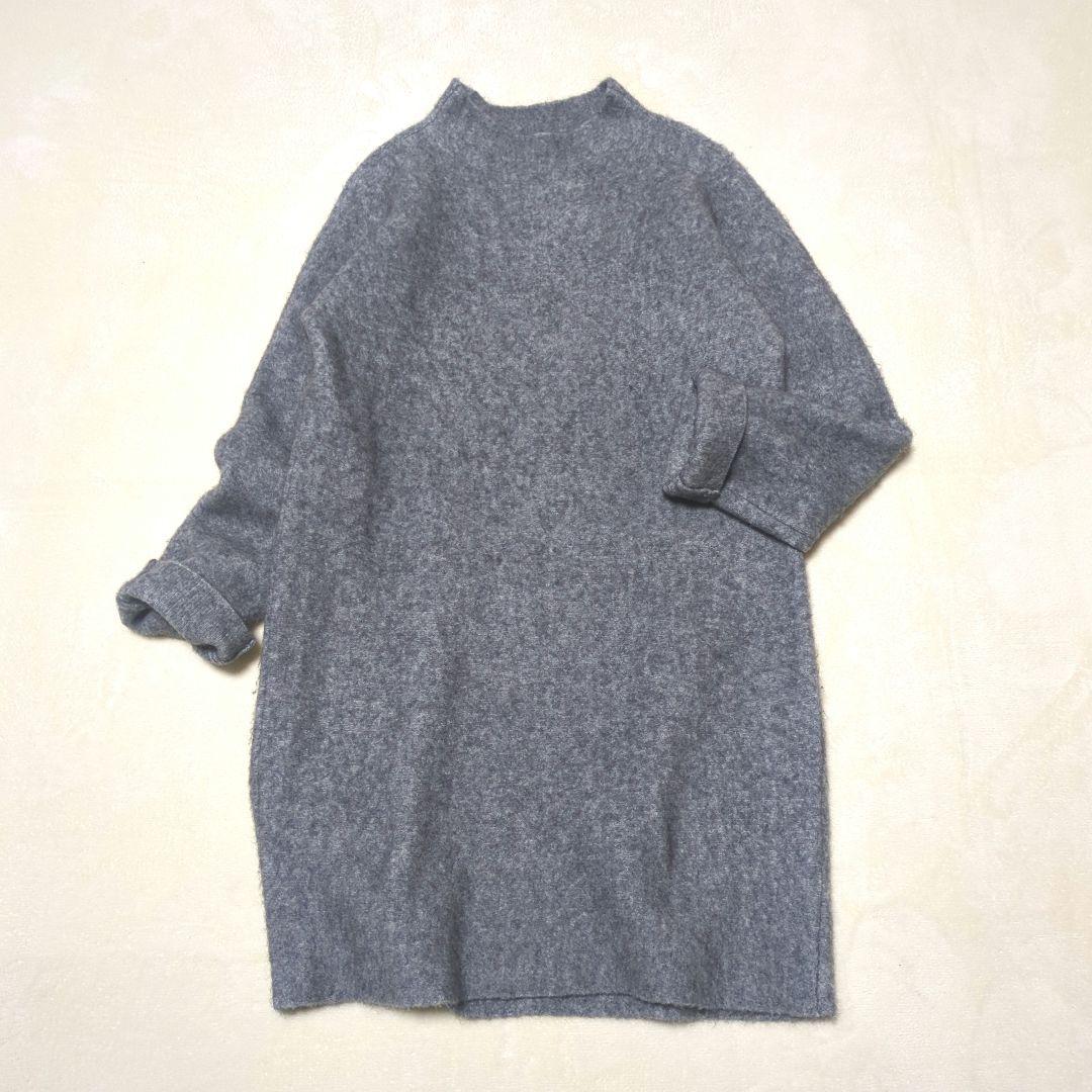 セオリー【美品】高級ヤク使用✨️ウール ニットワンピース 現行タグ 定価5万