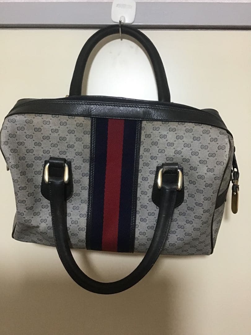 GUCCI GG柄 ヴィンテージ ボストンバッグ ジャンク