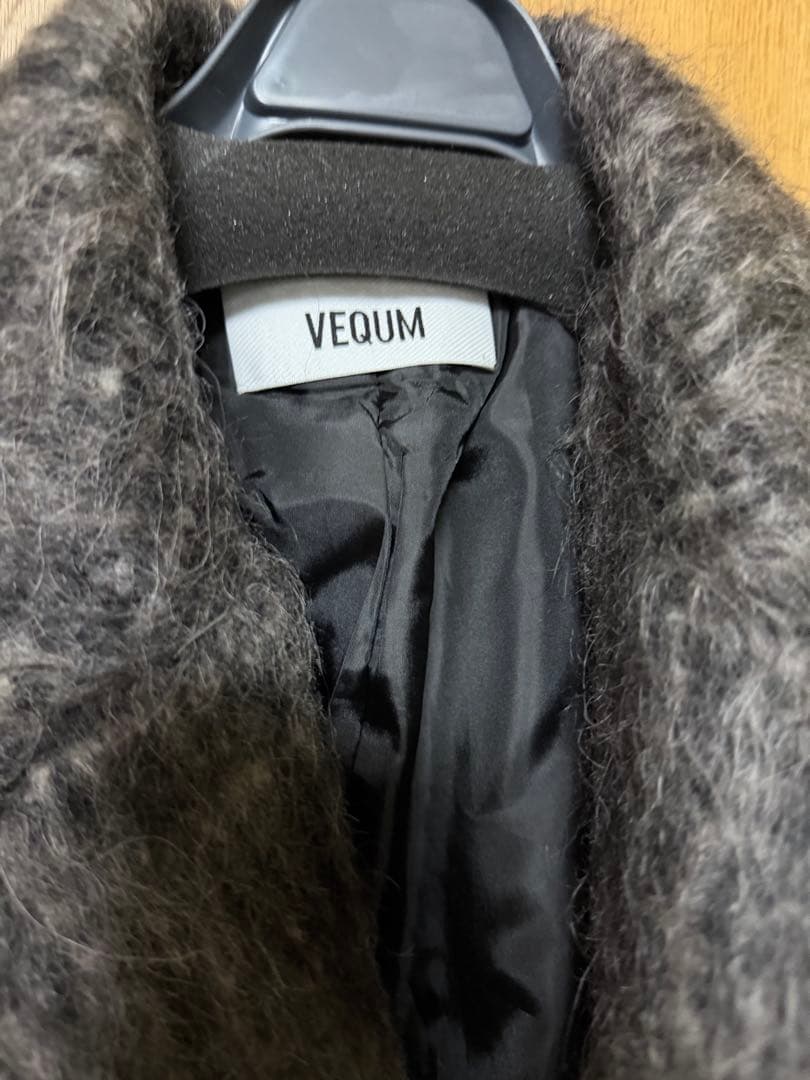 VEQUM ウール混紡 テーラードジャケット グレー系