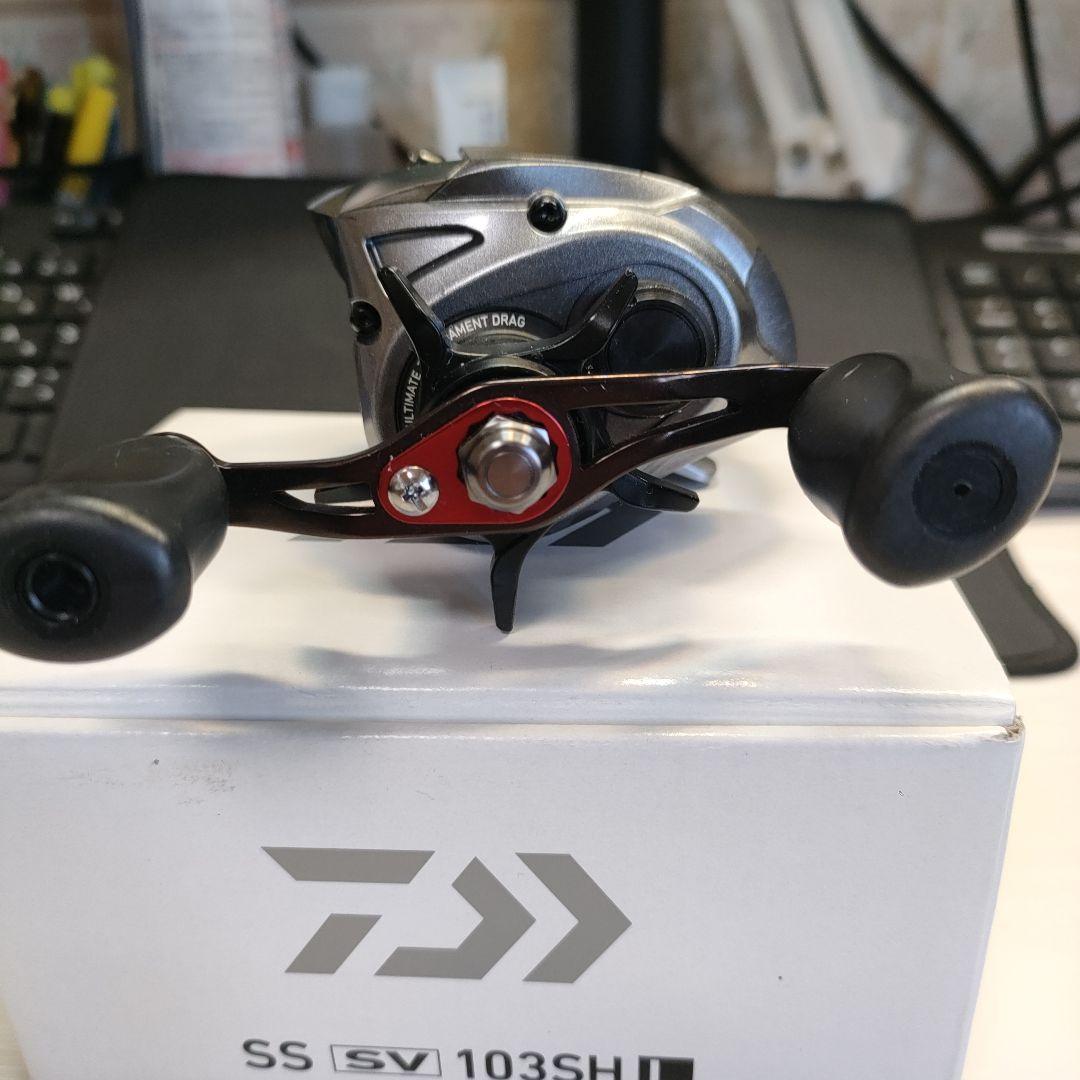 Daiwa SV 103SHL SLPシャロースプール（レッド）セット