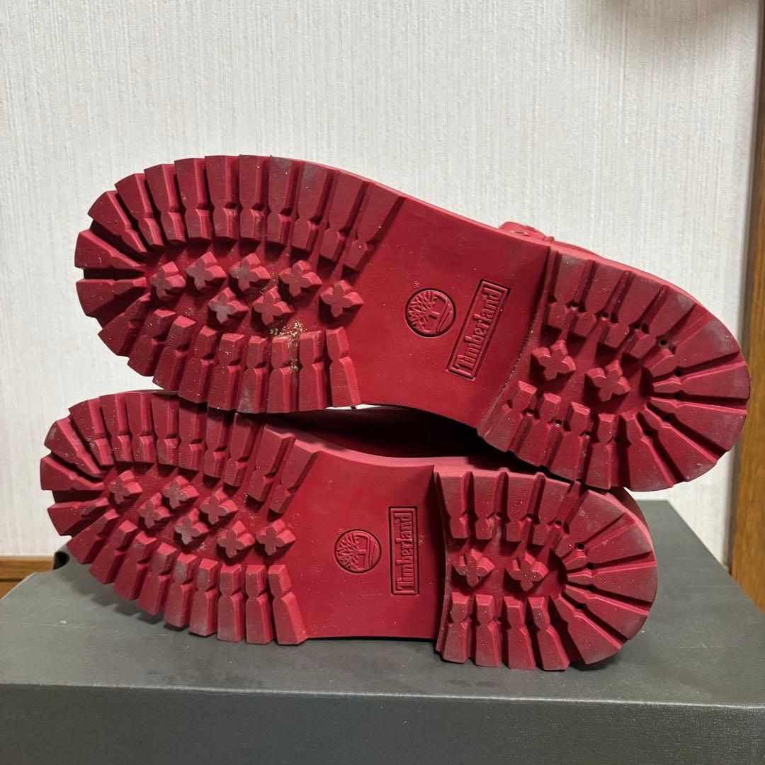 みい様　ティンバーランド ワークブーツ レッド 24cm