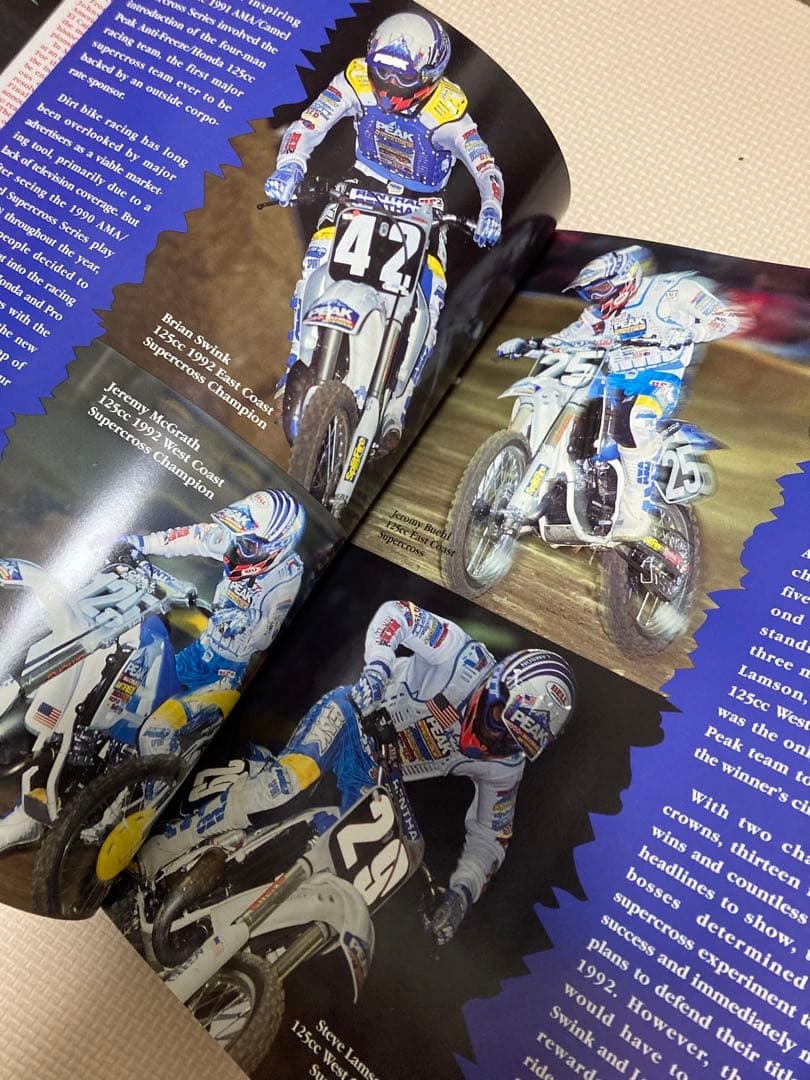 Super cross ‘92 イヤーブック