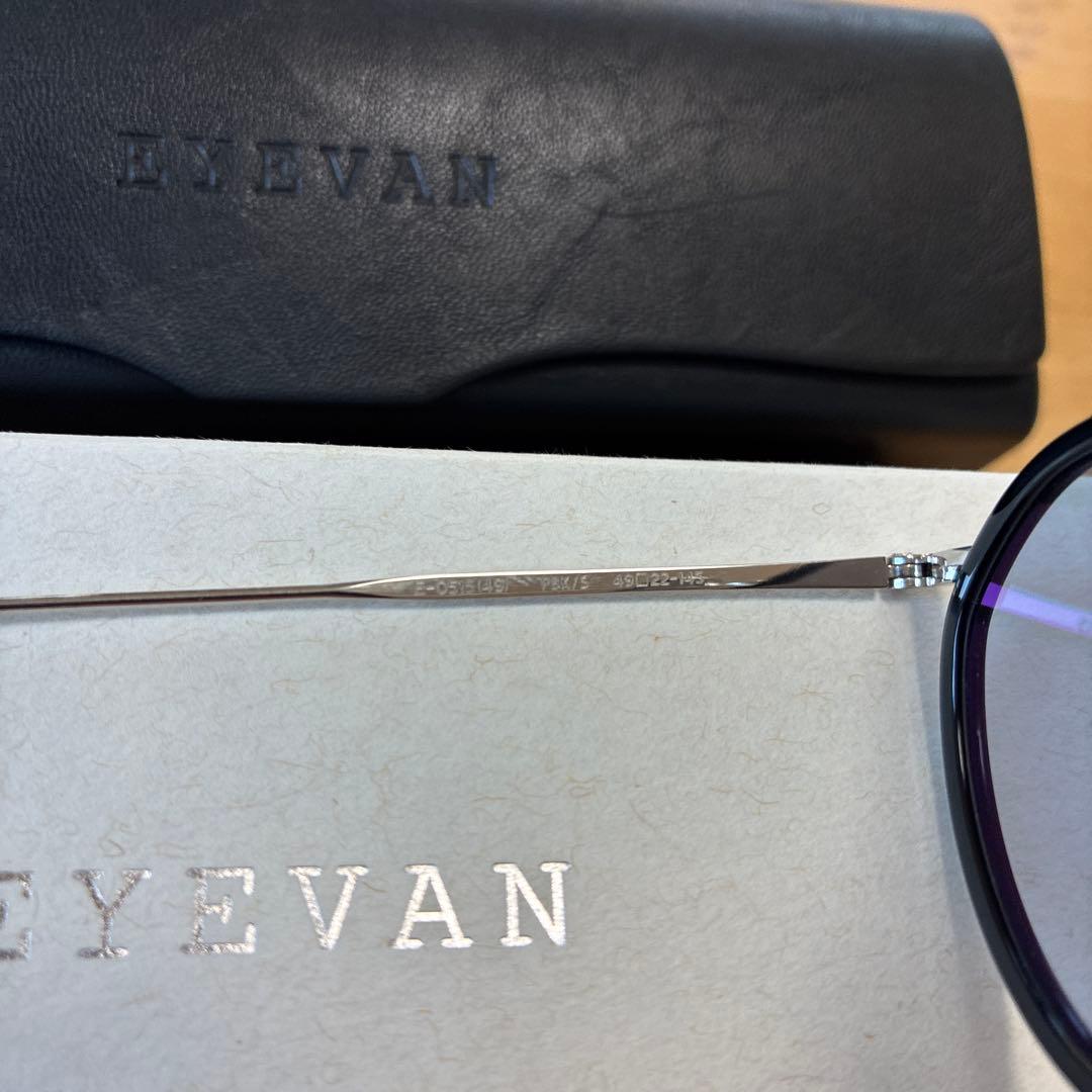 美品　EYEVAN アイヴァン　E-0515（49）　PBK/S