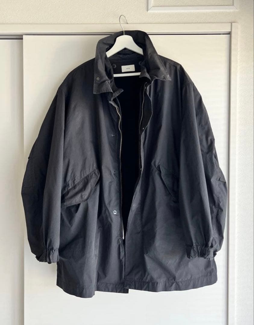 ATON AIR WEATHER SHORT MODS COAT 4 グレー