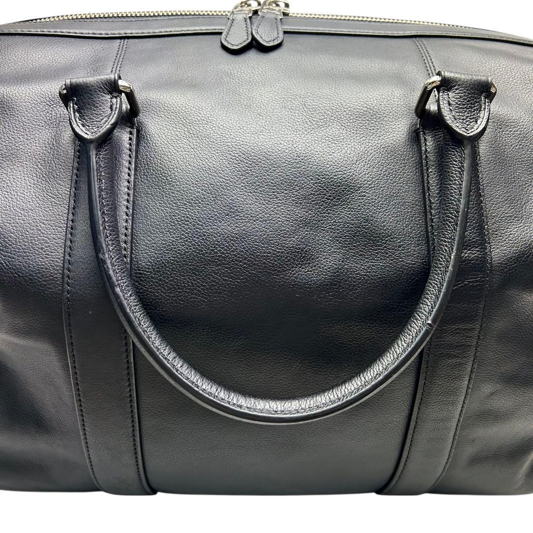 極美品 COACH コーチ　ボストンバッグ　2way レザー　ブラック　大容量