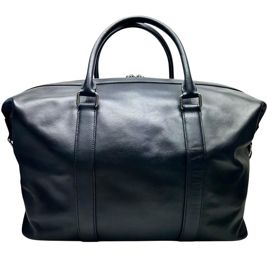 極美品 COACH コーチ　ボストンバッグ　2way レザー　ブラック　大容量
